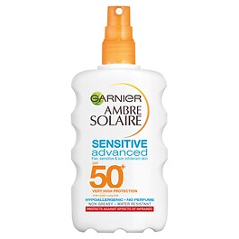 Ambre Solaire Sensitive Advanced Spray SPF50+ For Sensitive Skin